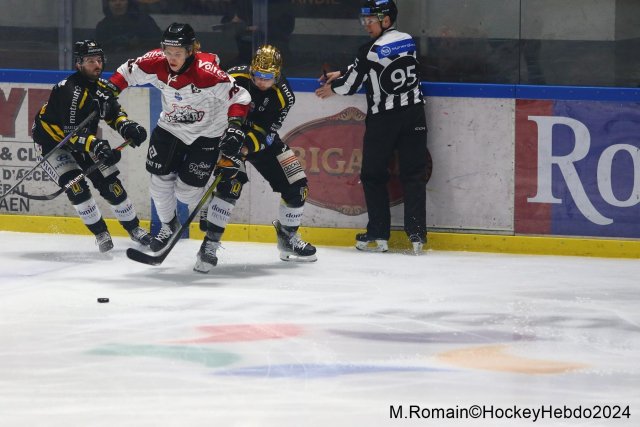 Photo hockey match Rouen - Bordeaux le 14/01/2024