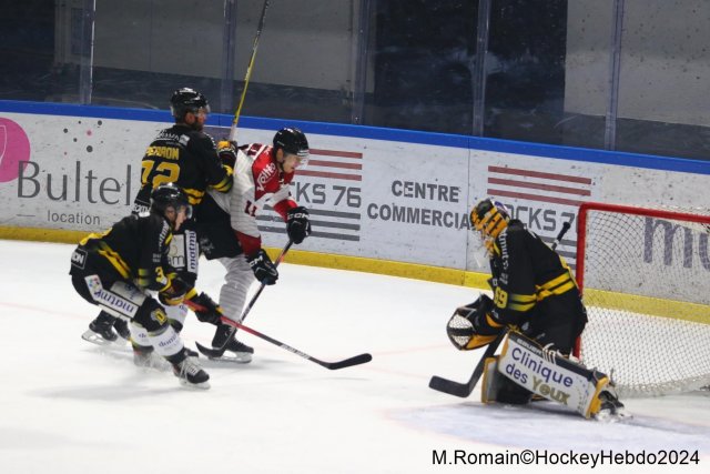 Photo hockey match Rouen - Bordeaux le 14/01/2024