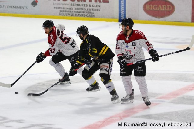 Photo hockey match Rouen - Bordeaux le 14/01/2024