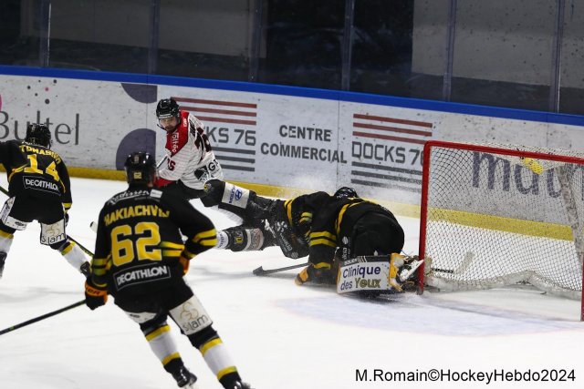 Photo hockey match Rouen - Bordeaux le 14/01/2024