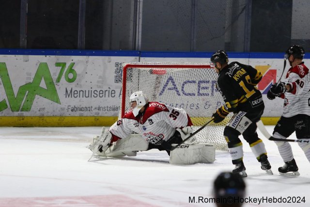 Photo hockey match Rouen - Bordeaux le 14/01/2024