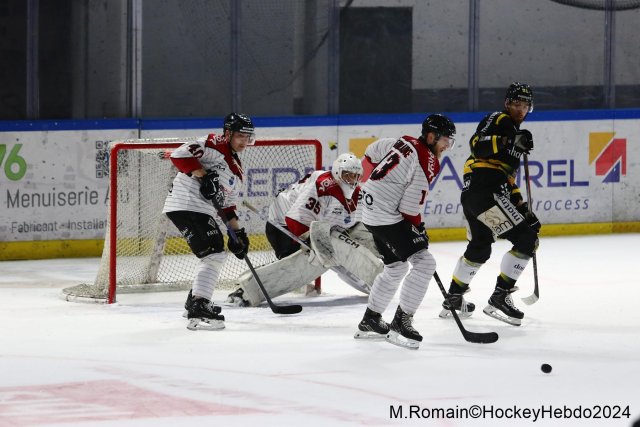 Photo hockey match Rouen - Bordeaux le 14/01/2024