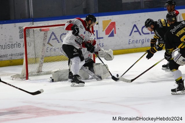 Photo hockey match Rouen - Bordeaux le 14/01/2024
