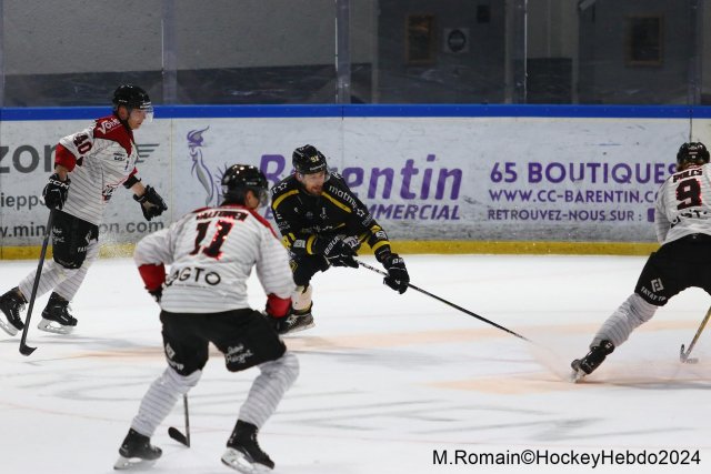 Photo hockey match Rouen - Bordeaux le 14/01/2024
