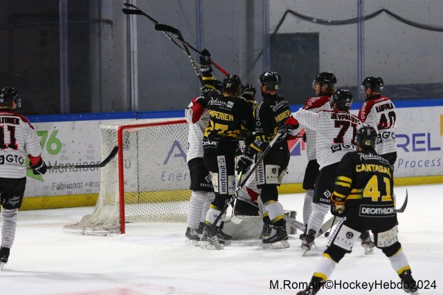 Photo hockey match Rouen - Bordeaux le 14/01/2024