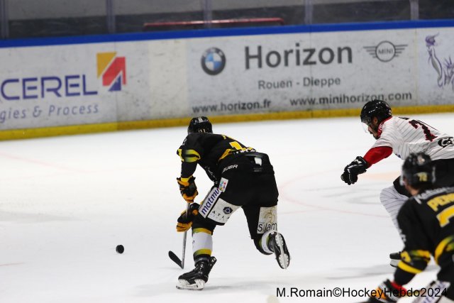 Photo hockey match Rouen - Bordeaux le 14/01/2024