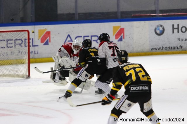 Photo hockey match Rouen - Bordeaux le 14/01/2024