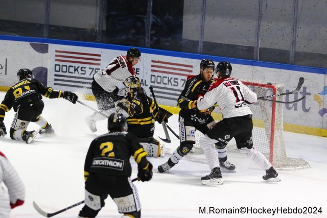 Photo hockey match Rouen - Bordeaux le 14/01/2024
