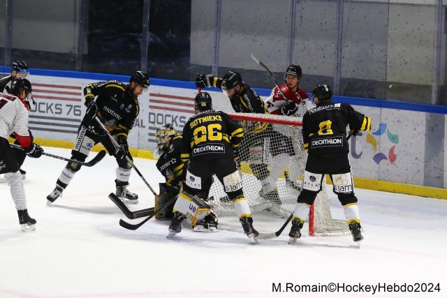 Photo hockey match Rouen - Bordeaux le 14/01/2024