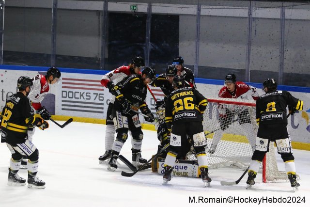 Photo hockey match Rouen - Bordeaux le 14/01/2024