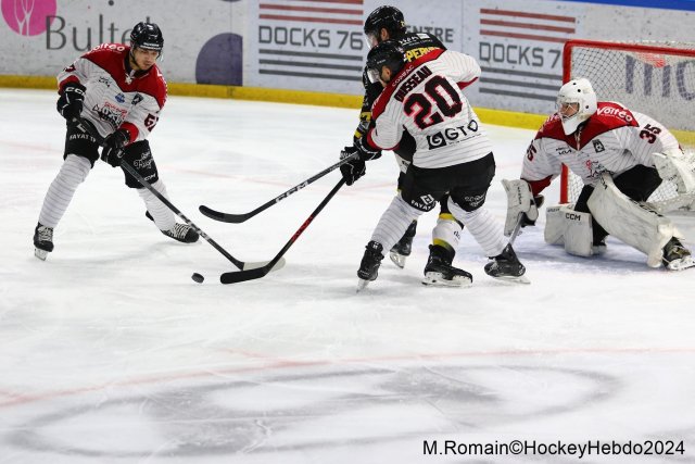 Photo hockey match Rouen - Bordeaux le 14/01/2024