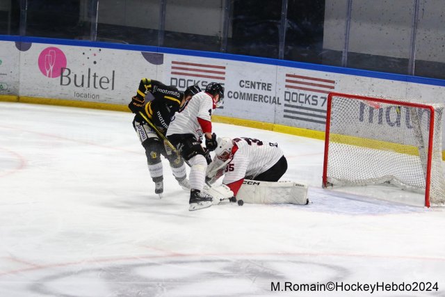 Photo hockey match Rouen - Bordeaux le 14/01/2024