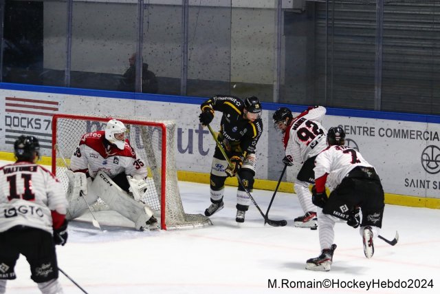Photo hockey match Rouen - Bordeaux le 14/01/2024