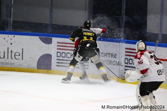 Photo hockey match Rouen - Bordeaux le 14/01/2024