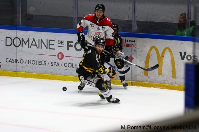 Photo hockey match Rouen - Bordeaux le 14/01/2024