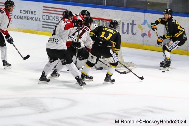 Photo hockey match Rouen - Bordeaux le 14/01/2024
