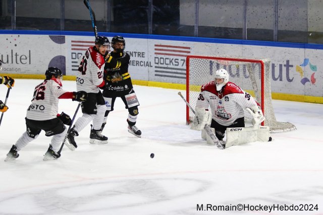 Photo hockey match Rouen - Bordeaux le 14/01/2024