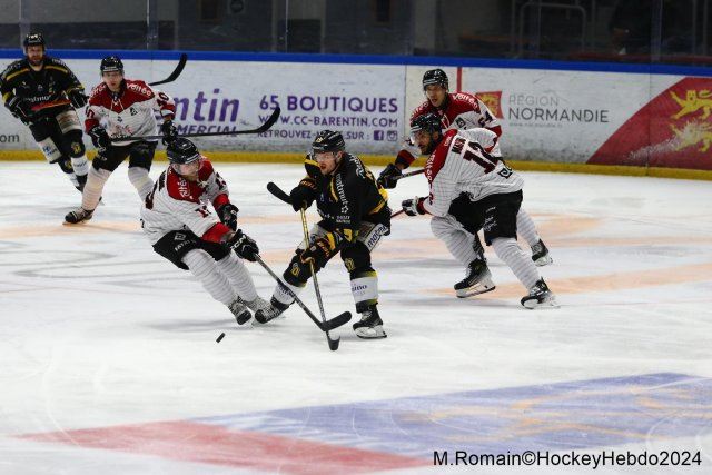 Photo hockey match Rouen - Bordeaux le 14/01/2024