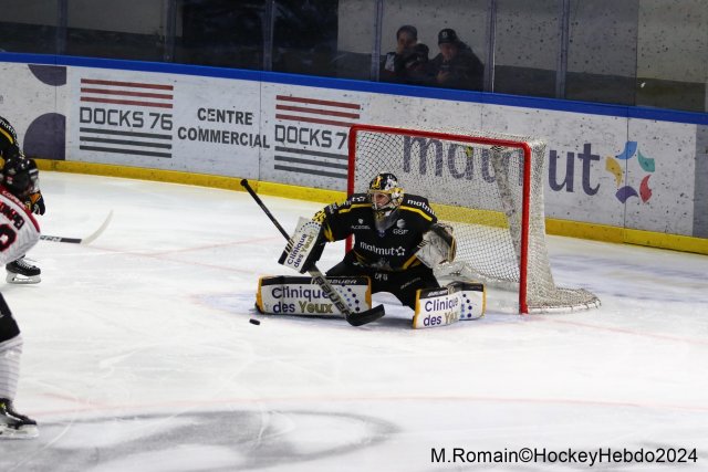 Photo hockey match Rouen - Bordeaux le 14/01/2024