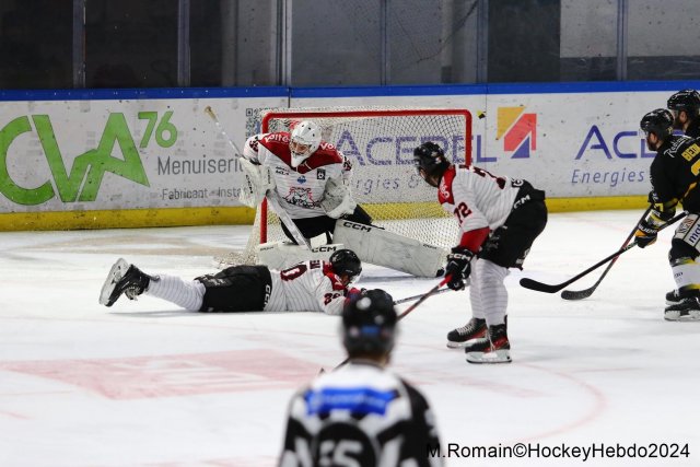 Photo hockey match Rouen - Bordeaux le 14/01/2024