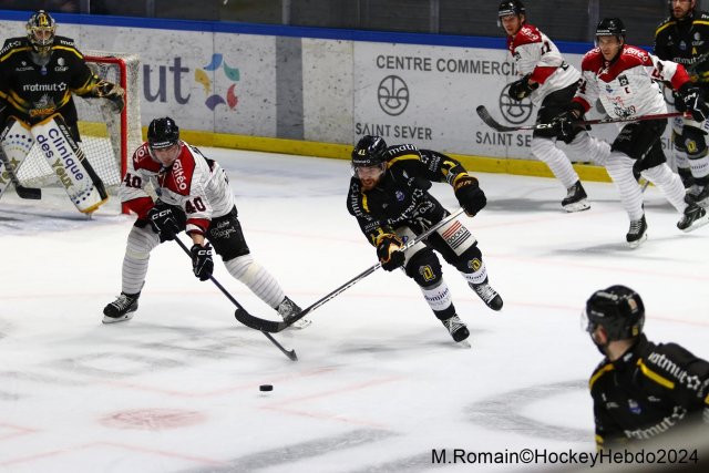 Photo hockey match Rouen - Bordeaux le 14/01/2024