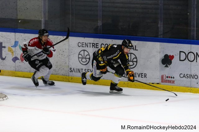 Photo hockey match Rouen - Bordeaux le 14/01/2024