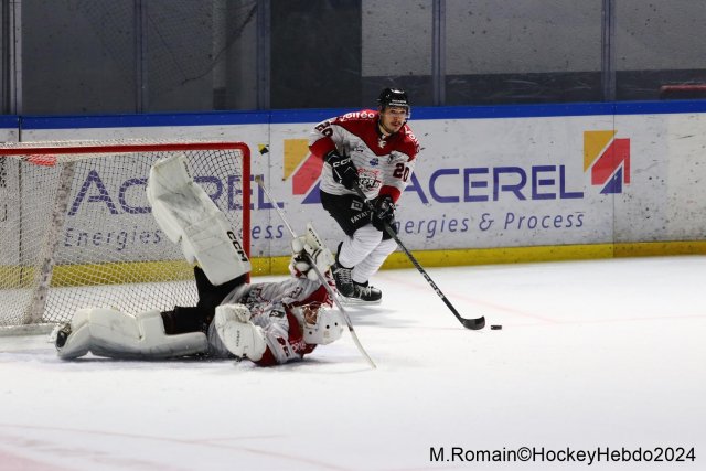 Photo hockey match Rouen - Bordeaux le 14/01/2024