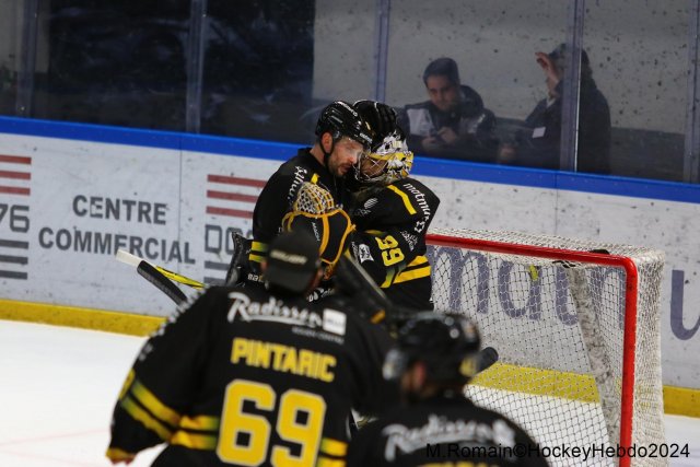 Photo hockey match Rouen - Bordeaux le 14/01/2024