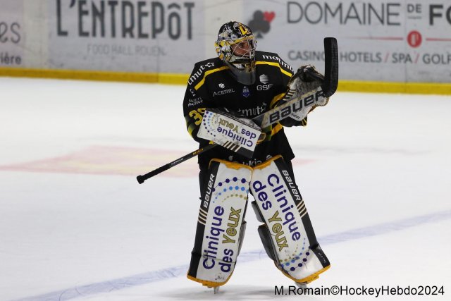 Photo hockey match Rouen - Bordeaux le 14/01/2024