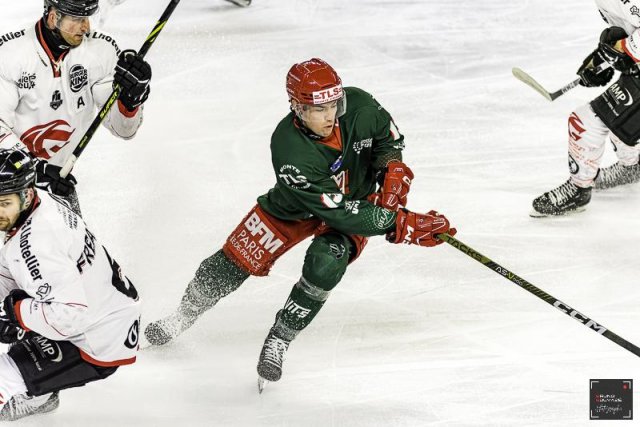 Photo hockey match Cergy-Pontoise - Amiens  le 16/01/2024