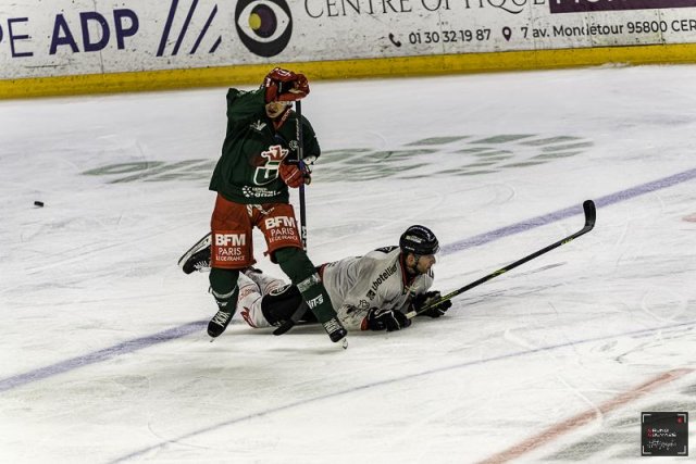 Photo hockey match Cergy-Pontoise - Amiens  le 16/01/2024