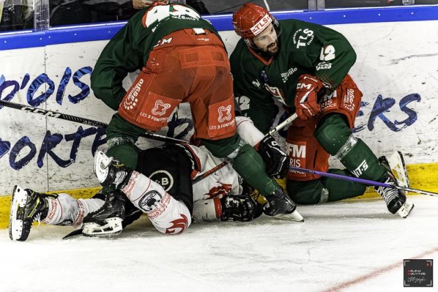 Photo hockey match Cergy-Pontoise - Amiens  le 16/01/2024