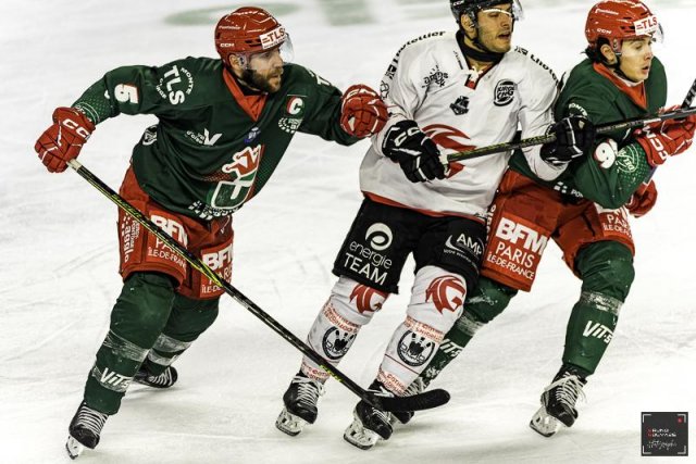 Photo hockey match Cergy-Pontoise - Amiens  le 16/01/2024