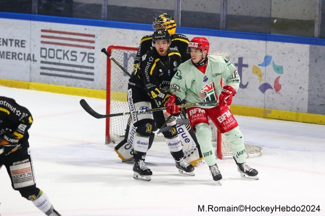Photo hockey match Rouen - Cergy-Pontoise le 19/01/2024