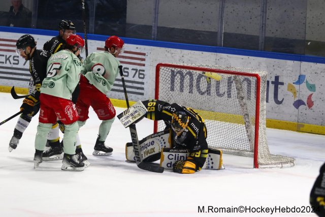 Photo hockey match Rouen - Cergy-Pontoise le 19/01/2024