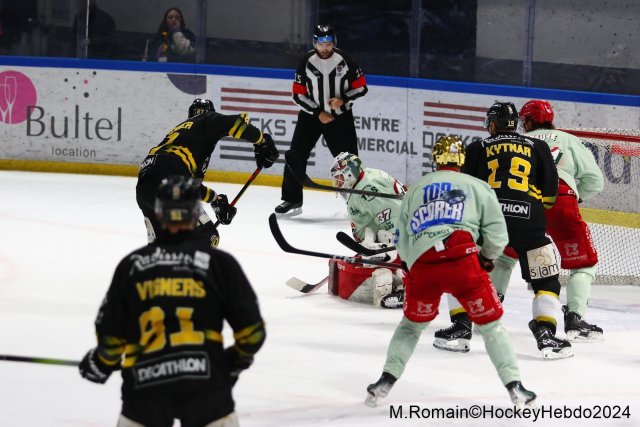 Photo hockey match Rouen - Cergy-Pontoise le 19/01/2024