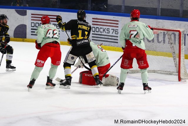 Photo hockey match Rouen - Cergy-Pontoise le 19/01/2024