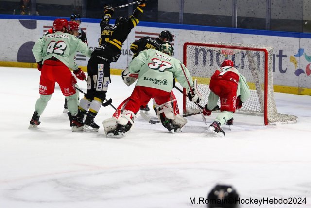 Photo hockey match Rouen - Cergy-Pontoise le 19/01/2024