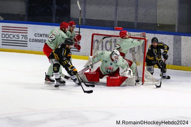 Photo hockey match Rouen - Cergy-Pontoise le 19/01/2024