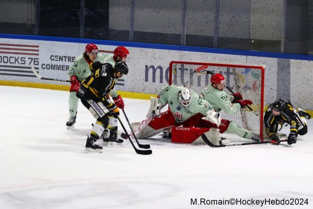 Photo hockey match Rouen - Cergy-Pontoise le 19/01/2024