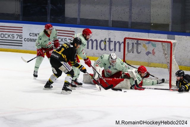 Photo hockey match Rouen - Cergy-Pontoise le 19/01/2024