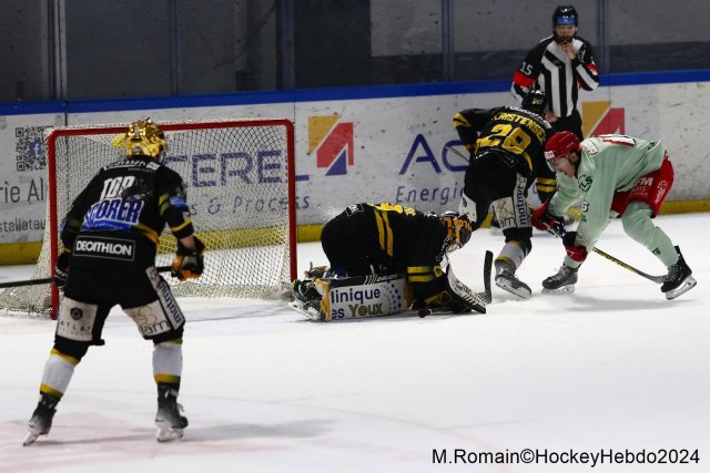 Photo hockey match Rouen - Cergy-Pontoise le 19/01/2024
