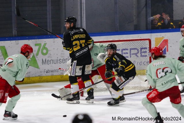 Photo hockey match Rouen - Cergy-Pontoise le 19/01/2024
