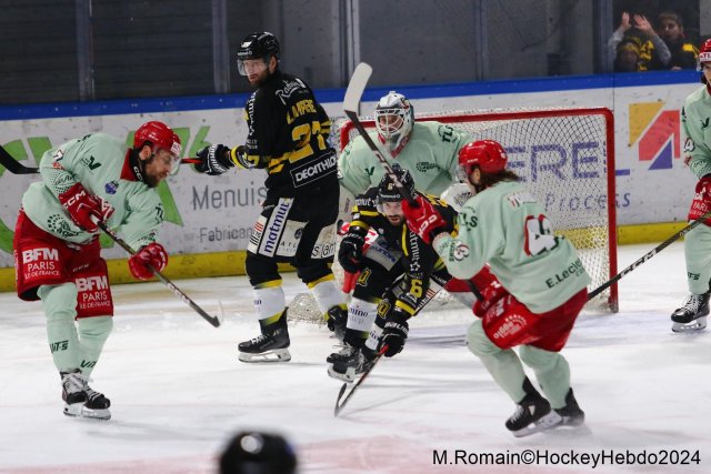 Photo hockey match Rouen - Cergy-Pontoise le 19/01/2024