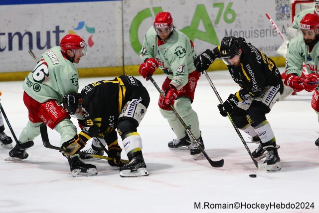 Photo hockey match Rouen - Cergy-Pontoise le 19/01/2024
