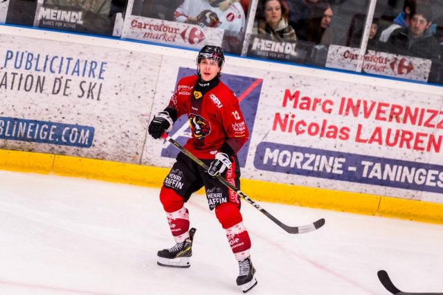 Photo hockey match Morzine-Avoriaz - Strasbourg  le 20/01/2024