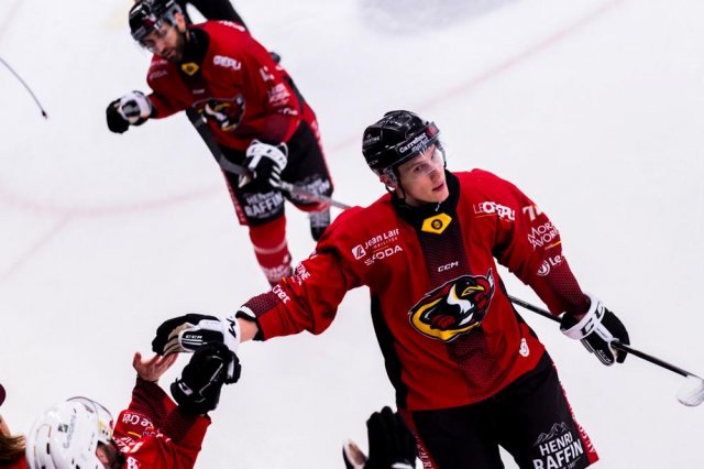 Photo hockey match Morzine-Avoriaz - Strasbourg  le 20/01/2024