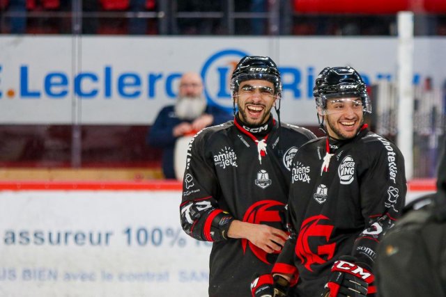 Photo hockey match Amiens  - Grenoble  le 19/01/2024