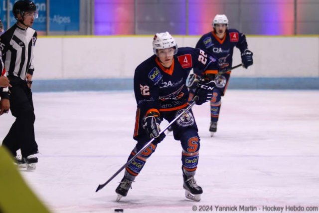 Photo hockey match Clermont-Ferrand - Courchevel-Méribel-Pralognan le 20/01/2024