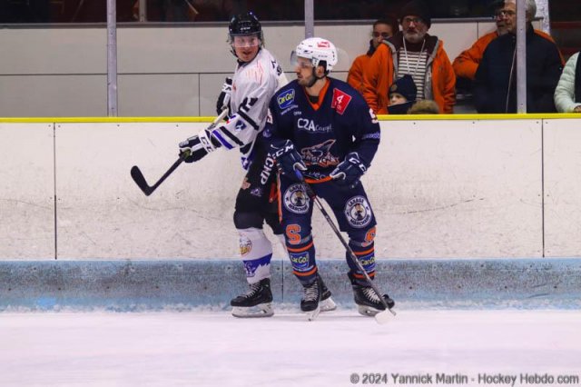 Photo hockey match Clermont-Ferrand - Courchevel-Méribel-Pralognan le 20/01/2024